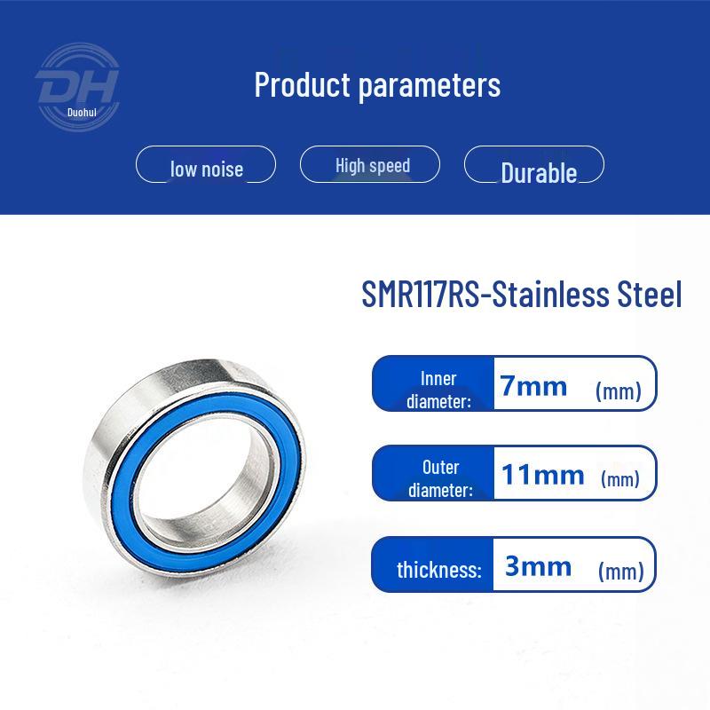 Rust-Proof Stainless Steel Miniature Pulley with Deep Groove Ball Bearing - Anti-Corrosion Gyroscope Ornament Accessory
