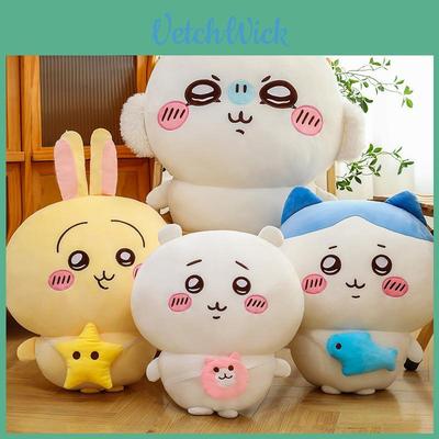 Soft And Cuddly Chiikawa Bear And Cat Plush Cushion For Kids Birthday Gifts