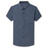 Men's Business Casual Short Sleeved Printed Shirt with Wrinkle Resistance No Ironing Comfortable All Season Versatile Top