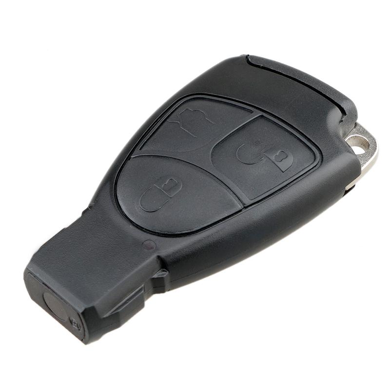 2/3/4 Buttons Car Key Fob Case Shell Replacement Insert Key Remote Cover with Balde Holder Fit for Mercedes/Benz M B E CL SLGood product