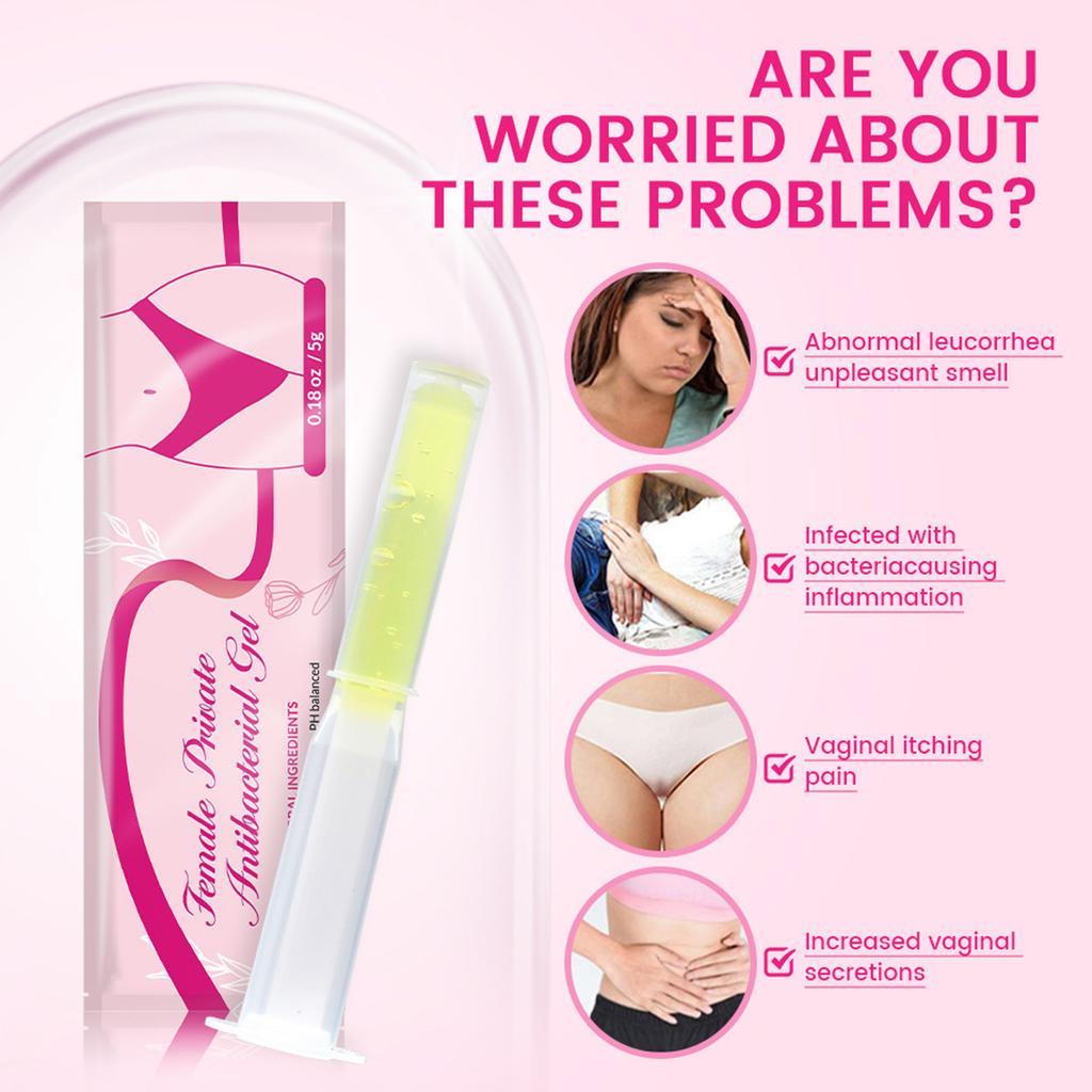 Gynekologický gel pro ženskou intimní péči, údržbu a čištění, 2 ml * 5
