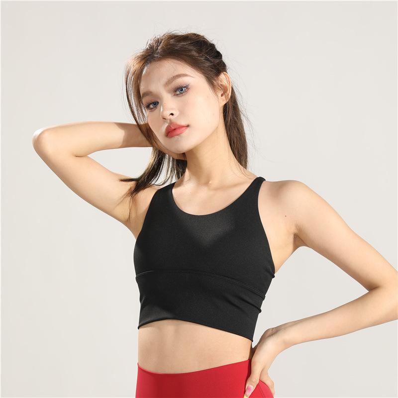 Женский бюстгальтер для йоги с полной чашкой без косточек — фото 7