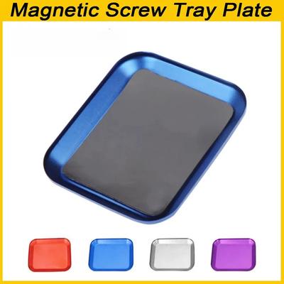 Alloy Aluminium Magnetic Screw Tray Plate For Airplane Car Boat Crawler Axial Scx10 D90 D110 Model Repair Tool Rc Repair Tool