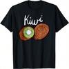 Kiwi Vogel ist wie eine Kiwi Frucht geteilt T-Shirt