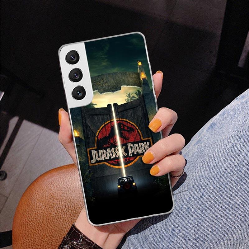 J-Jurassic Park Dinosaur World Phnoe Case for Samsung Galaxy S26 S25 Edge S23 S24 Ultra S22 Plus S21 S20 FE Unique Cover Soft Co