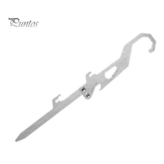 

Крючок для благовоний из нержавеющей стали, прочный держатель для благовоний для кемпинга, многофункциональный складной открывалка для бутылок, линейка, гаечный ключ, металлический колышек