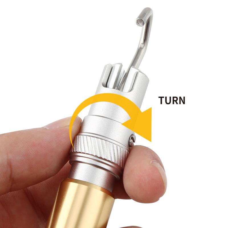 Self-Locking Manual Aluminum Alloy Hook Remover Outdoor Fishing Gear Model BL-049