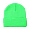 Jednobarevná oversized pletená čepice Zimní teplá akrylová čepice Pánská dámská Minimalistický styl