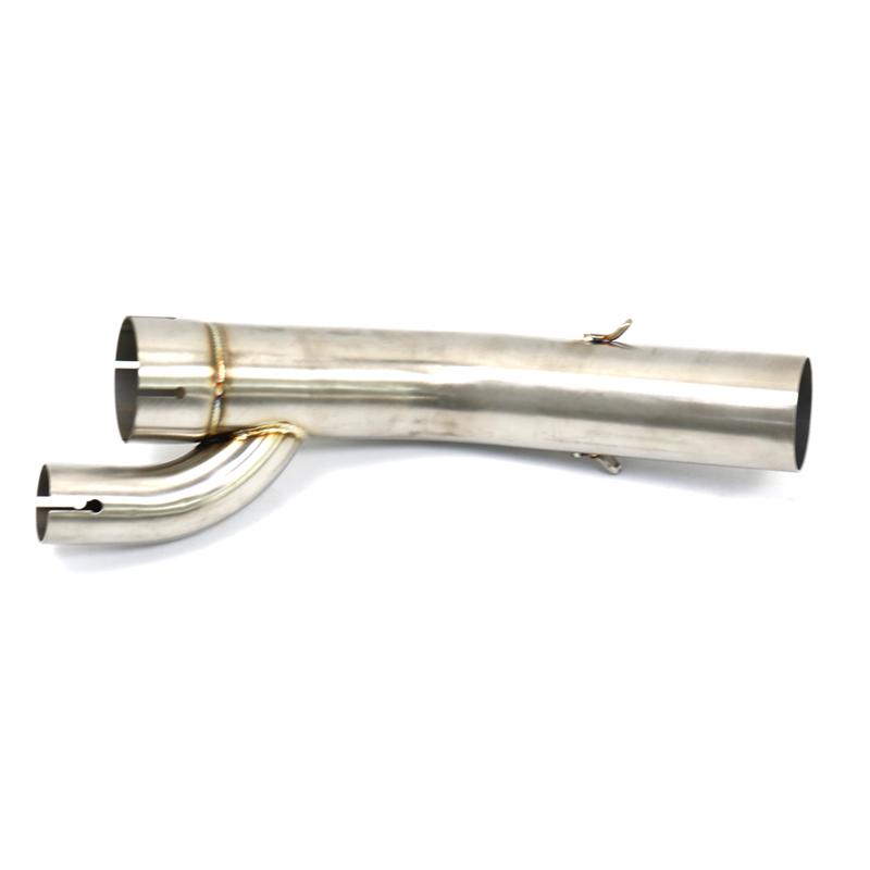 s1000rr Motorcycle exhaust system Modify Middle Link Pipe Exhaust Pipe Fit For BMW S1000RR S 1000RR 2017 2018 51mm exhaust B