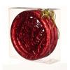 3Pcs 10CM Christmas Pendant Round Pancake Shaped Red Xmas Decorative Ornaments Deer Christmas Tree Christmas Spheres