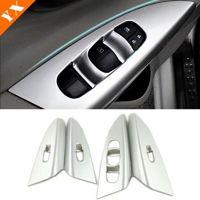 ABS Matte for Nissan Sentra 2016 2017 2018 Car Armrest Door Window Glass Lift Control Switch Button Panel Cover Trim