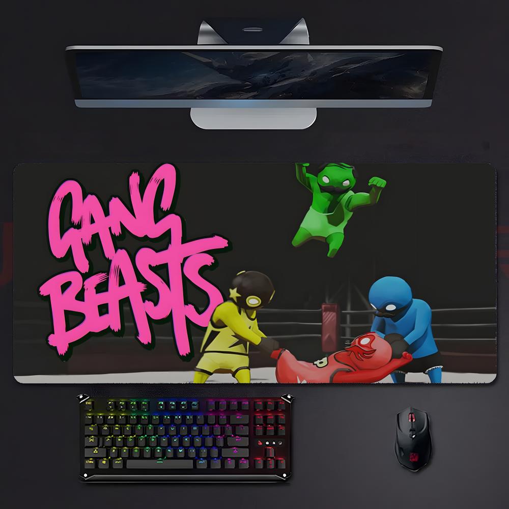 Funny Relaxing Game HHuman Fall Flat Mouse Pad Mousepad Large Gaming Lockedge Thickened Pc Table Desk Mat