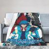 Relaks dramatical murder anime Kocyk Akcesoria Pościel Dekoracyjne Koce Narzuty Ciepły Flanelowy do Biura
