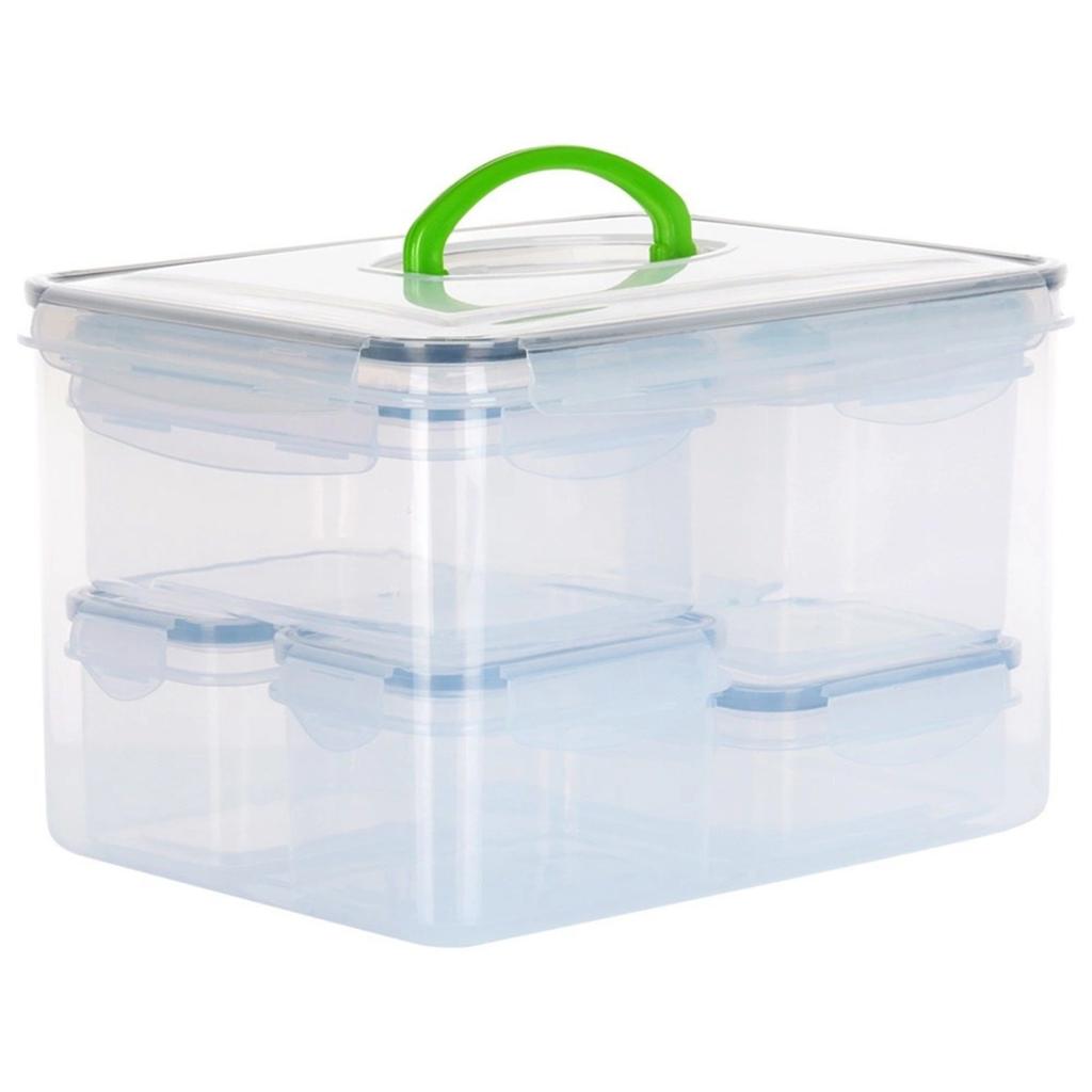 Set Of 7 Food Containers With Lids And Seals 259635
