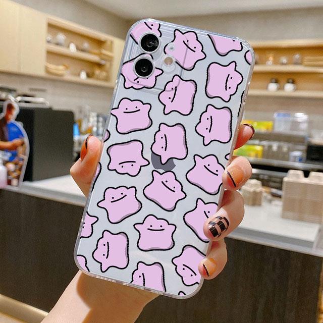 

Чехол с рисунком Покемона Пикачу для iPhone 14 11 12 Pro 13 Pro Max XR XS X 6s 7 8 Plus SE 2020 13, роскошный противоударный прозрачный чехол iPhone 14