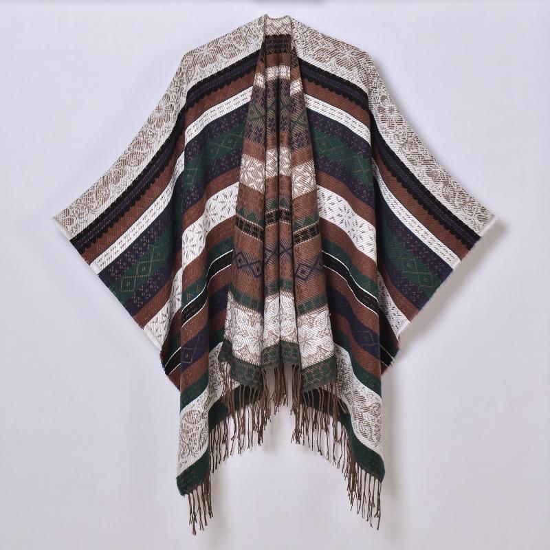 Nepal Travel Shawl Super Beautiful Women Take Pictures To Keep Warm Outside Cape Autumn and Winter Imitation Cashmere Scarf New Product
