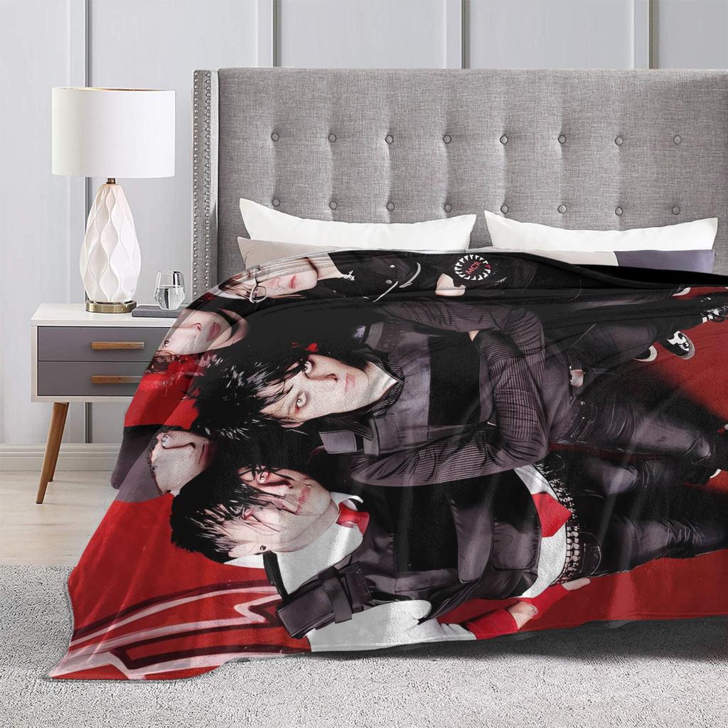My Chemical Romance Přehoz na postel Měkký plyšový přehoz Novinka na pohovku Křeslo Postel Flanelové Povlečení Pokrývka postele