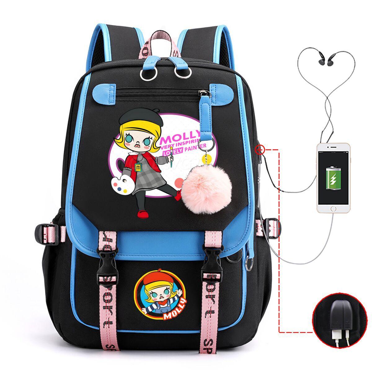 

Printed fashion schoolbag college style junior high school high school students large capacity backpack No Specifications