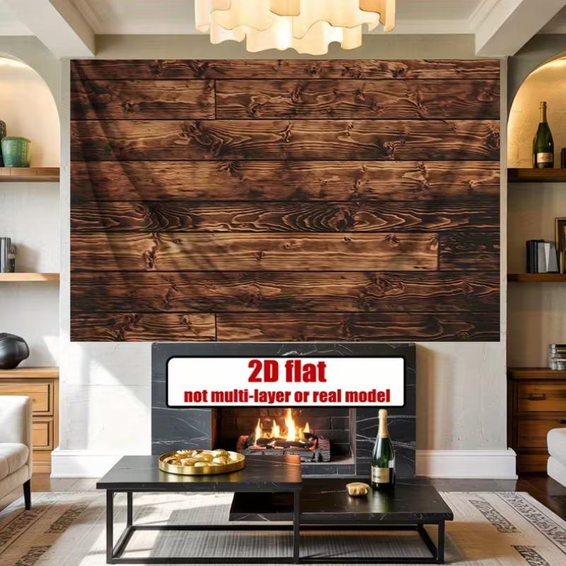 2D Vintage Holzplanken Fotografie Hintergrund