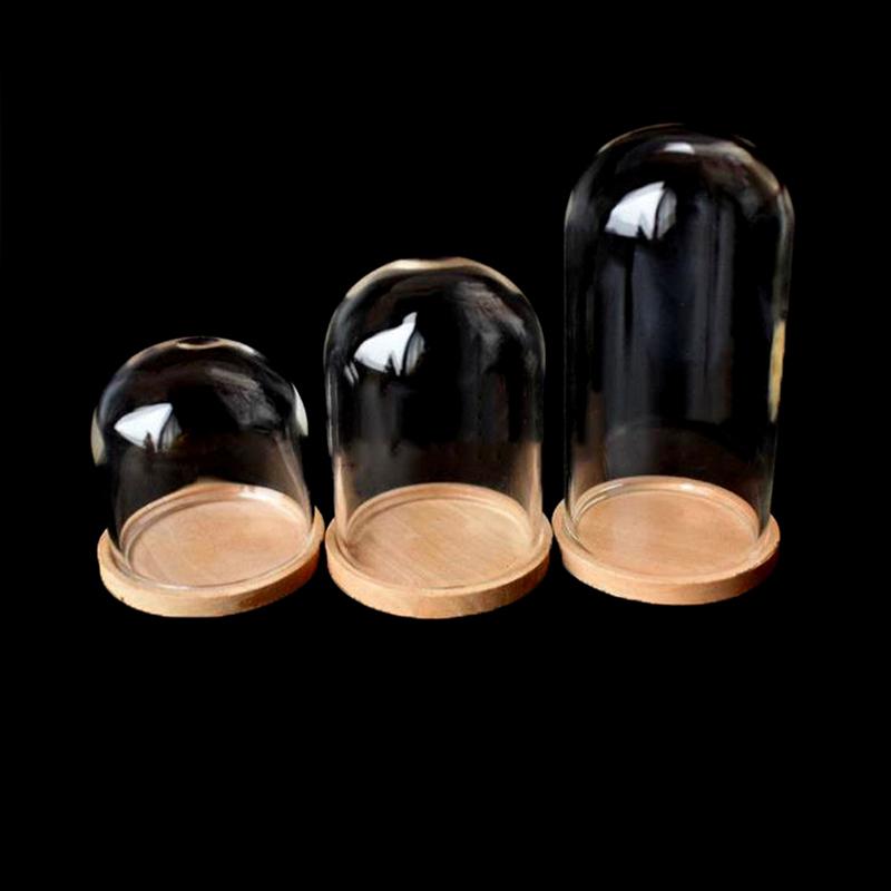 1:12 Miniature 1PC Glass Display Bell Jar featuring Foundation Dollhouse Decoration Accessories great for daily use