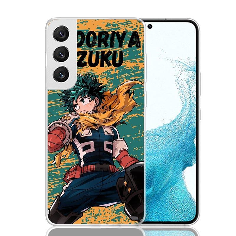 Midoriya Izuku Deku MHA My Hero Phone Case For Samsung Galaxy S26 S25 Edge S24 S23 FE S22 Ultra S21 Plus S20 + Fundas Cover Coqu