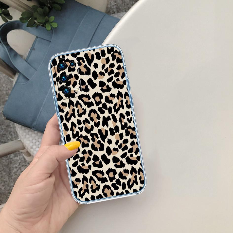 

Luxury Leopard Transparent Phone Case for LG K22 K30 K40 K40S K41 K42 K50 K50S K51 K51S K52 K61 K62 K71 K92 Q60 Q61 V40 V50 V60 LG K40S