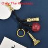 Apple Tower Keychain For Women Car Bag Accessory With Electroplated Metal Finish