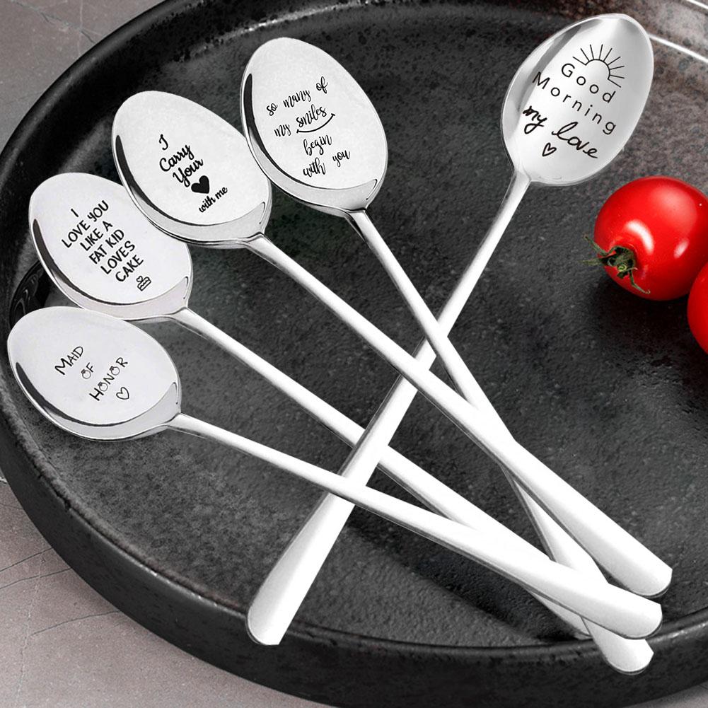 Birthday Wedding Supplies Long Spoon For Chocolate Cream