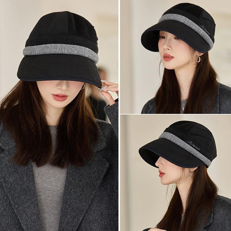 Color Block Fisherman Hat Women's Autumn Winter Basin Hat