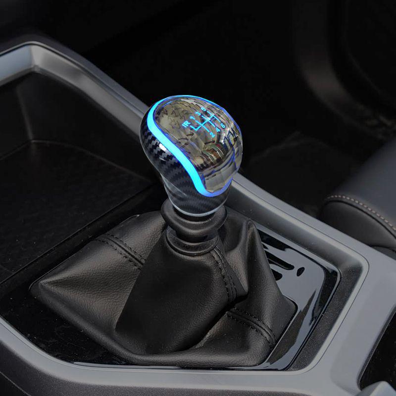 Crystal Luminous Seven-Color Manual Gear Shift Knob for Haval M6/H6/H5, Fengjun 5/6 - Modified Car Accessory