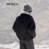 MO&Co. 2024 Winter Detachable Fur Collar Loose Down Jacket