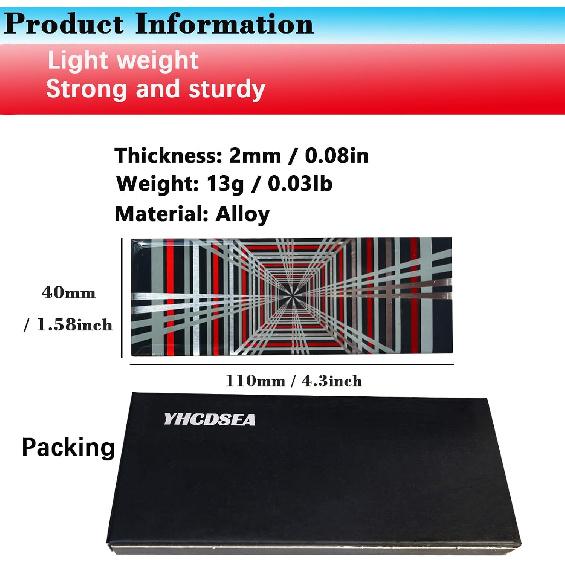 YHCDSEA Dual Motor Badge Emblem Sticker Plaid Decor A-Plaid