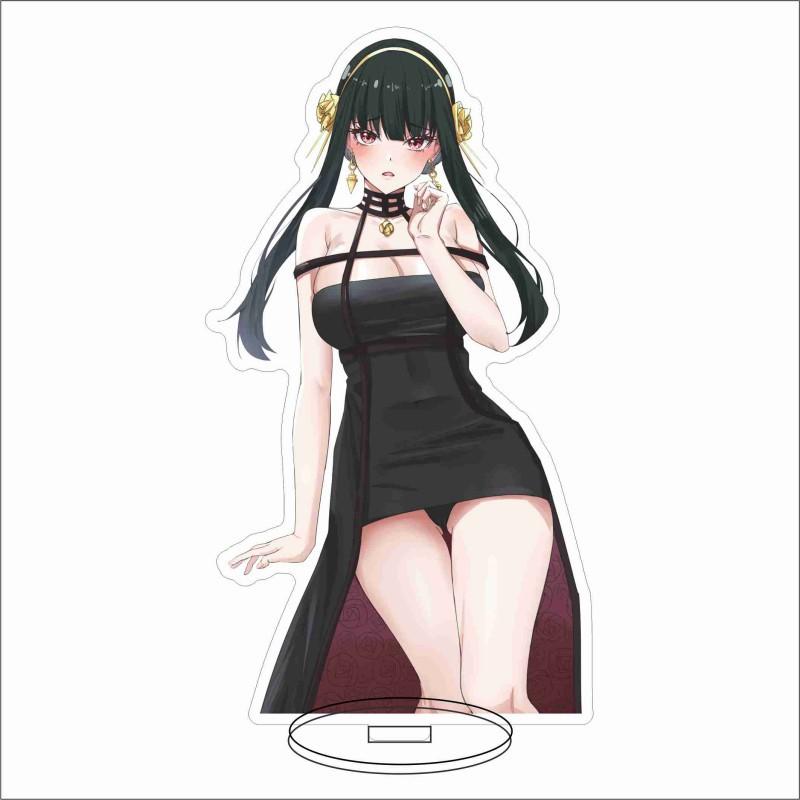 15CM SPY×FAMILY Anime Figure Yor Forger Cosplay Sexy Style Acrylic Stands Model Tabletop Decor Props Standing Sign Fans