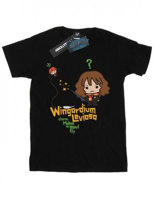 Womens/Ladies Hermione Granger Wingardium Leviosa Junior Cotton Boyfriend T-Shirt