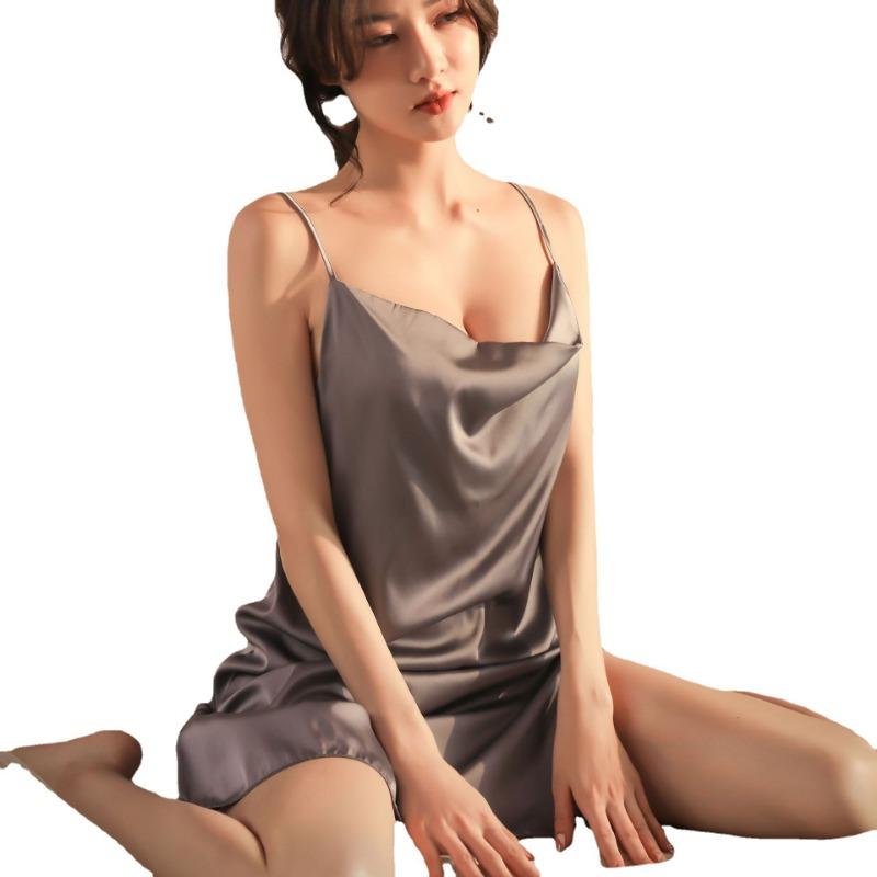 Sexy Seduction Underwear Split Suspender Large Size Pure Lust Passion Low Breast Milk Flirting Set