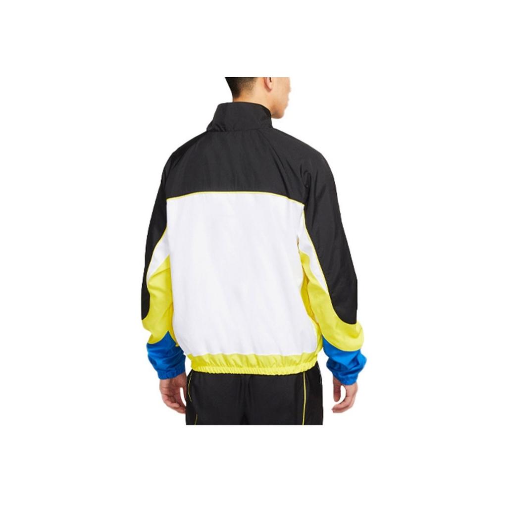 Nike Throwback Woven Basketball Jacket Men Outerwear Black CV1932-013