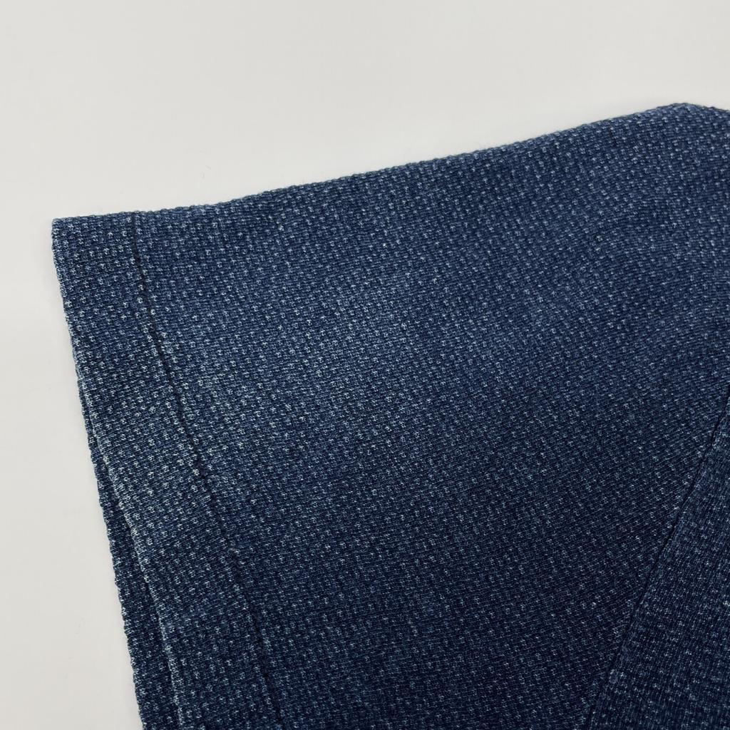 RRL Indigo Henley Neck Cut and Sew Tops M IndigoUsed
