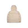 MLB Effen Kleur Met Capuchon Oversized Zakken Donsjack Uniseks Buitenjas Beige 3ADJEC426-43BGS