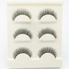 3Pairs Fashion False Eyelashes Long Lashes Extension Natural Looking Fake Eyelashes for Women Girls Party Daily Makeup
