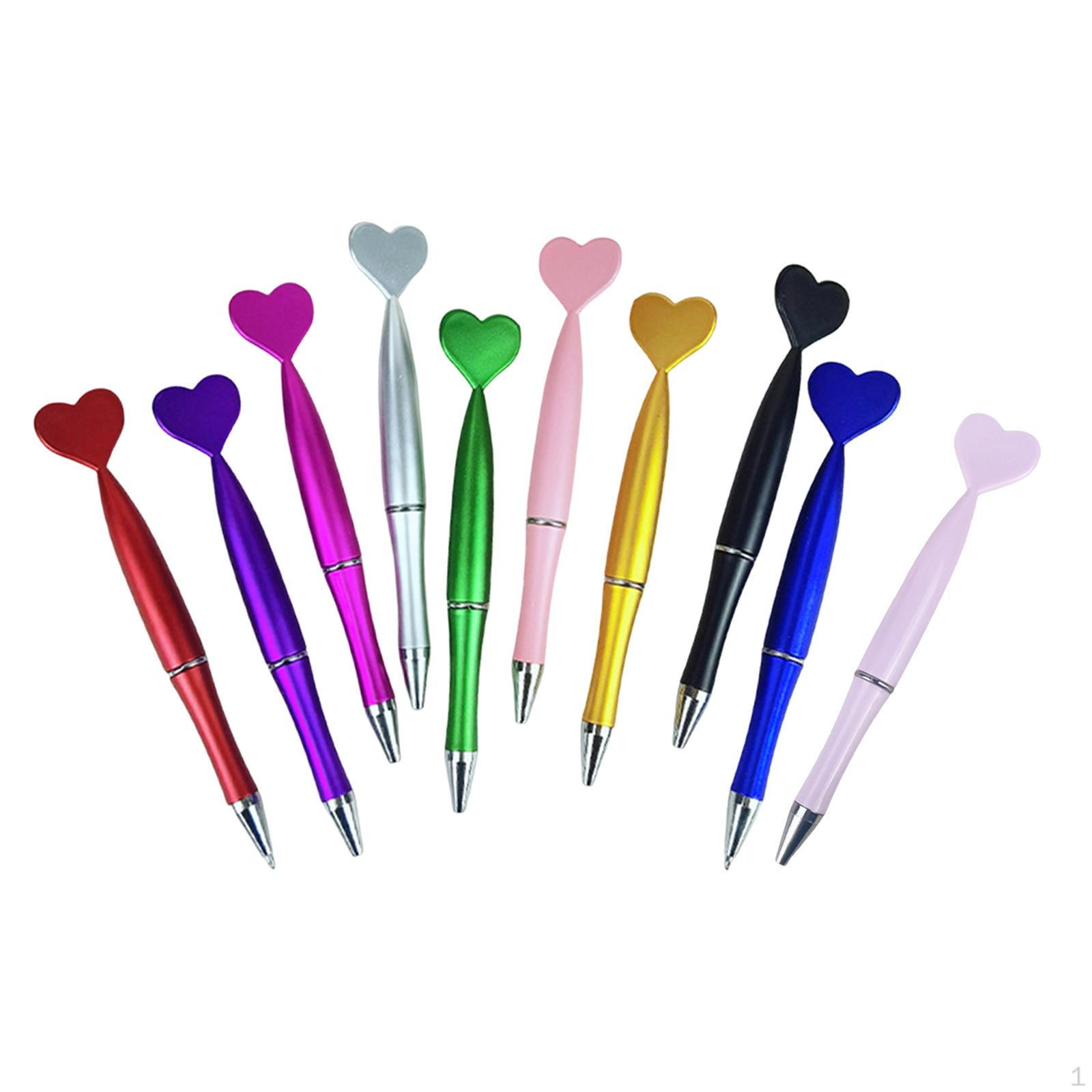 

10 Pieces Heart Shaped Valentine s Day Pens Ballpoint Cute Decorative for School Journaling