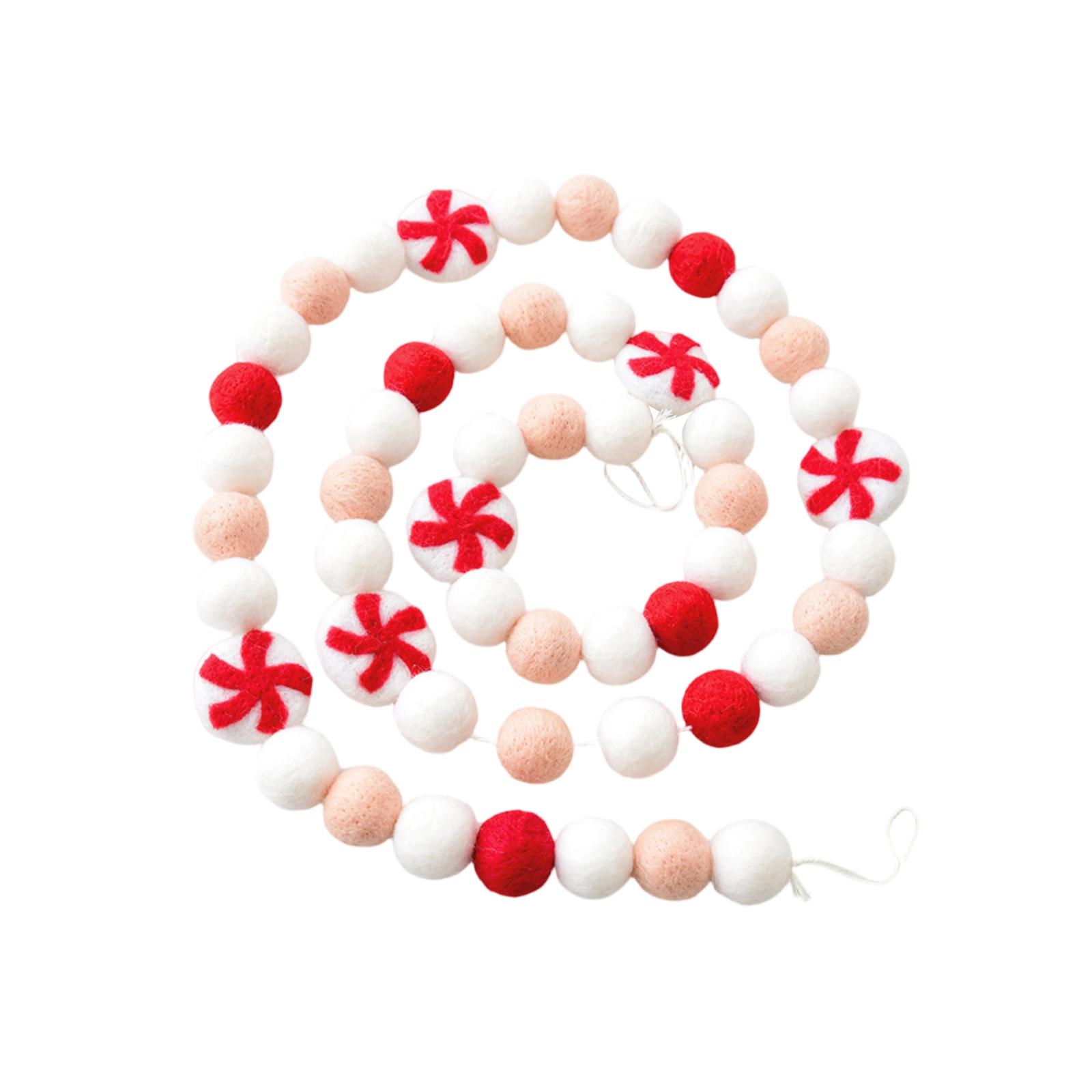 

Diy Wool Christmas Tree Decorations, Wool Ball Strings, Christmas Wreaths, Christmas Table Ornaments One Size красный