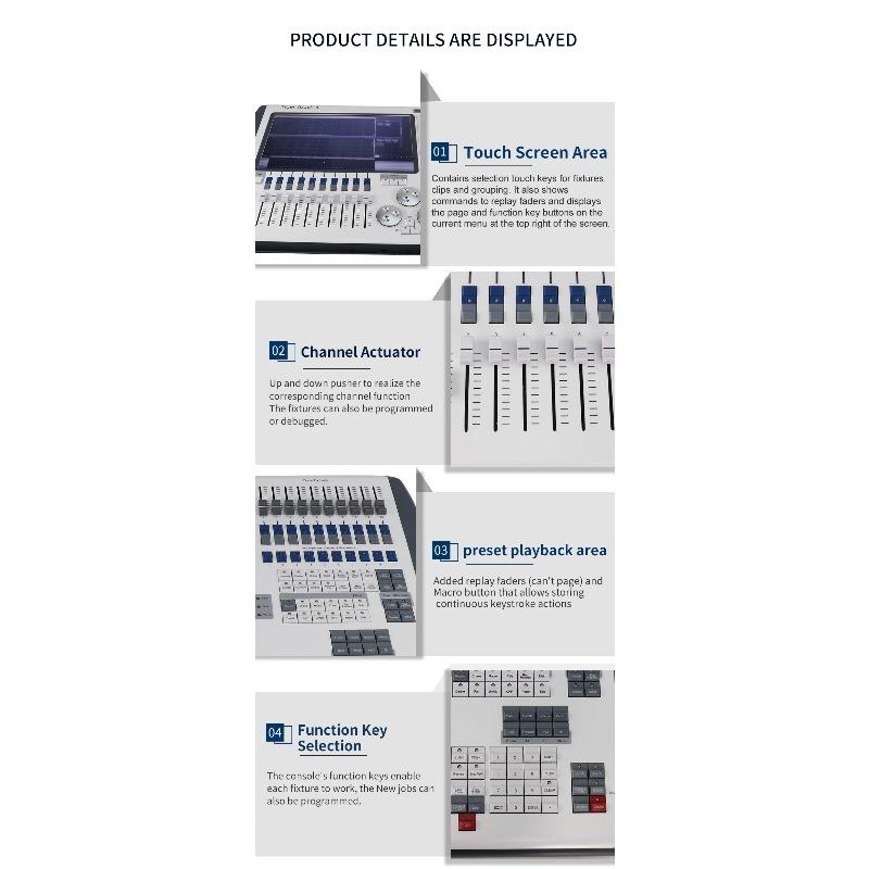Titan Light Controller Tiger Touch II Avolite Dmx Lighting Controller Dmx512 Control Disco Show Club Stage Party with Flightcase