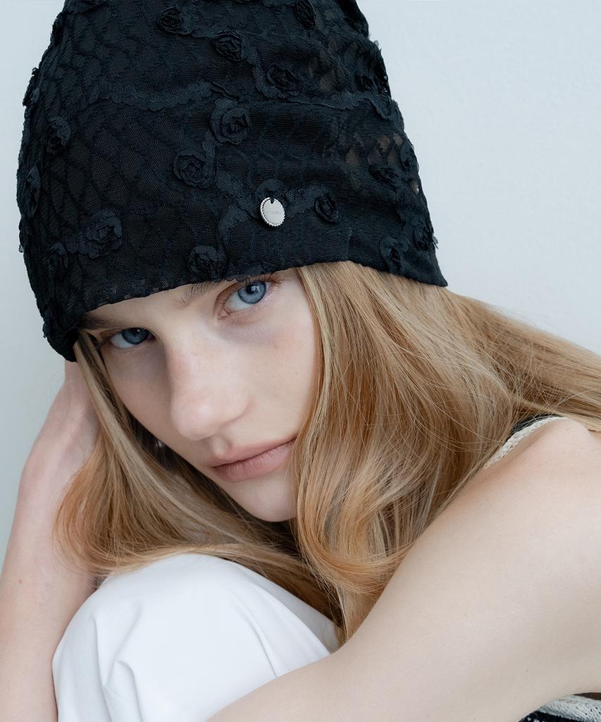 Jenadu Eternal Rose Beanie_Black
