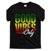 European Sizes Reggae-Good-Vibes-Only-Jamaica-One-Love-Rasta-T-Shir for Men And Women 2025 Summer Short-Sleeved Printed T-Shirt