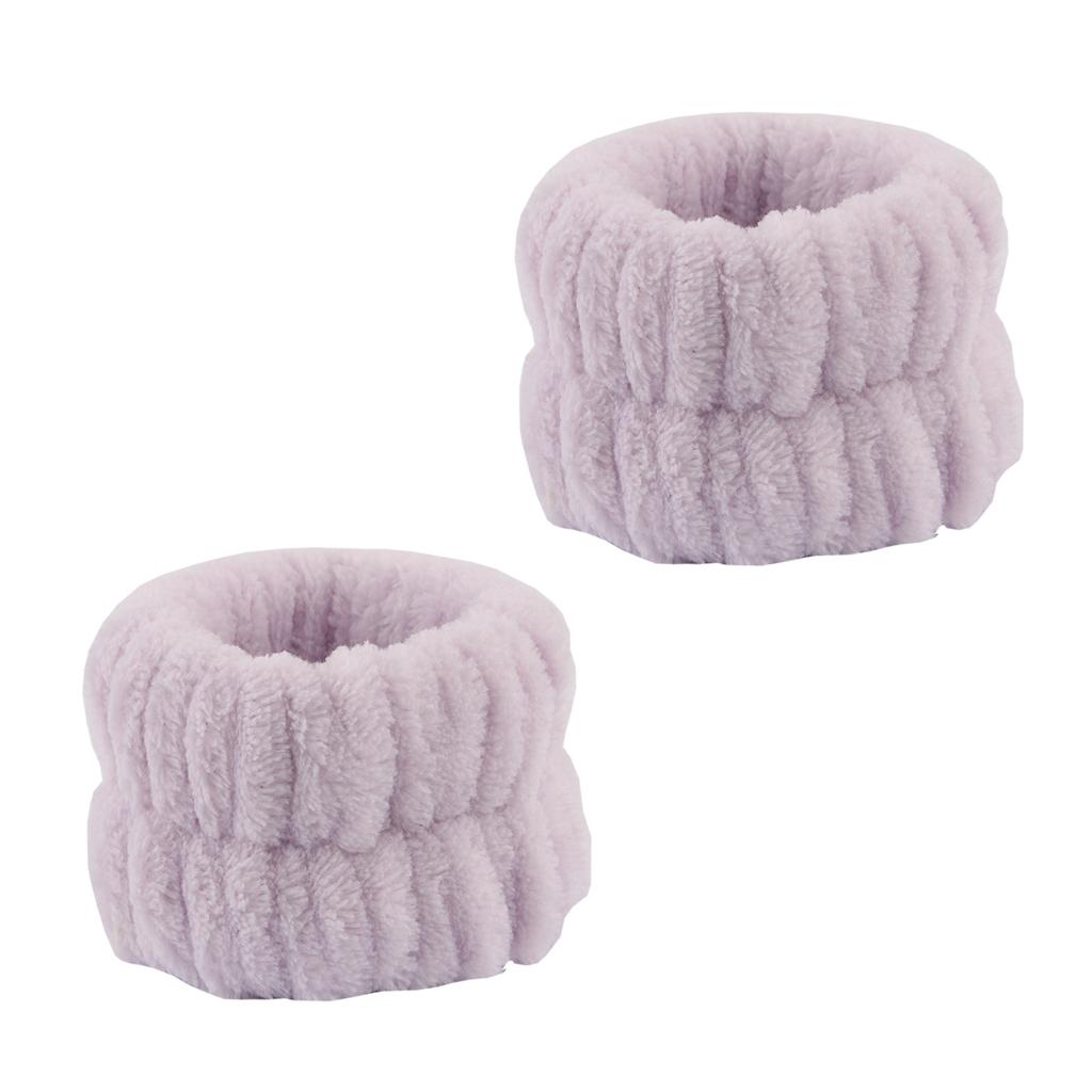 3Pcs/Set Wash Face Headbands For Women Coral Fleece Hair Bands Cuff Waterproof Bands Absorbent Wristbands Head Band Hair Parts