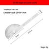 Goniometro e Righello Angolare Multifunzione in Acciaio Inossidabile 180° per Falegnameria