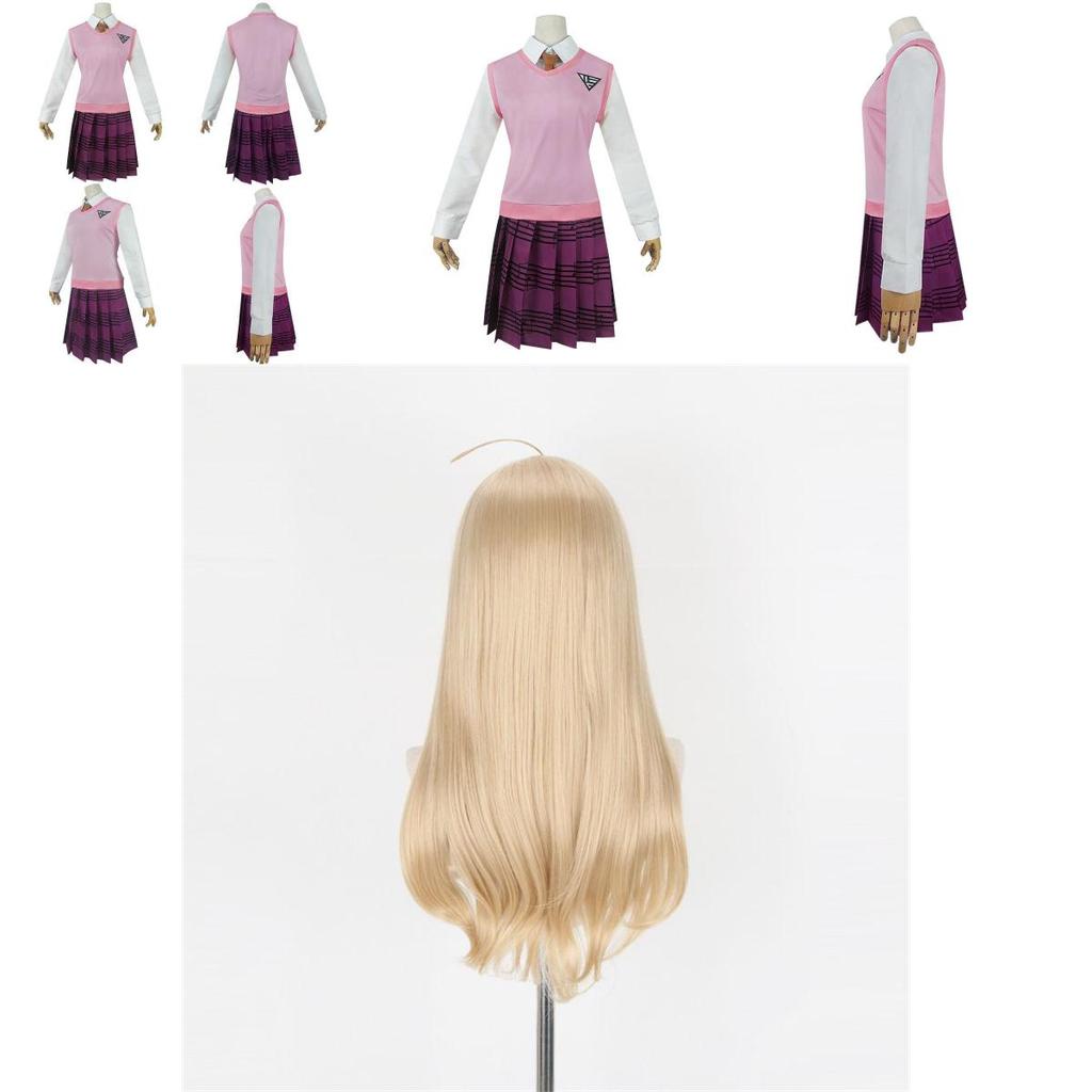 Danganronpa V3 Akamatsu Kaede Cosplay Costume Full Set Exquisite Uniform Design