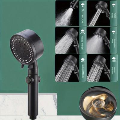 1pc High-voltage Multifunctional Hand-held Shower 5 Modes 360 Adjustable  Shower Head