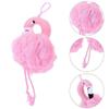 8 Pcs Flamingo Shower Accessories Body Exfoliator For Adults And Children Easy Cleaning Tool