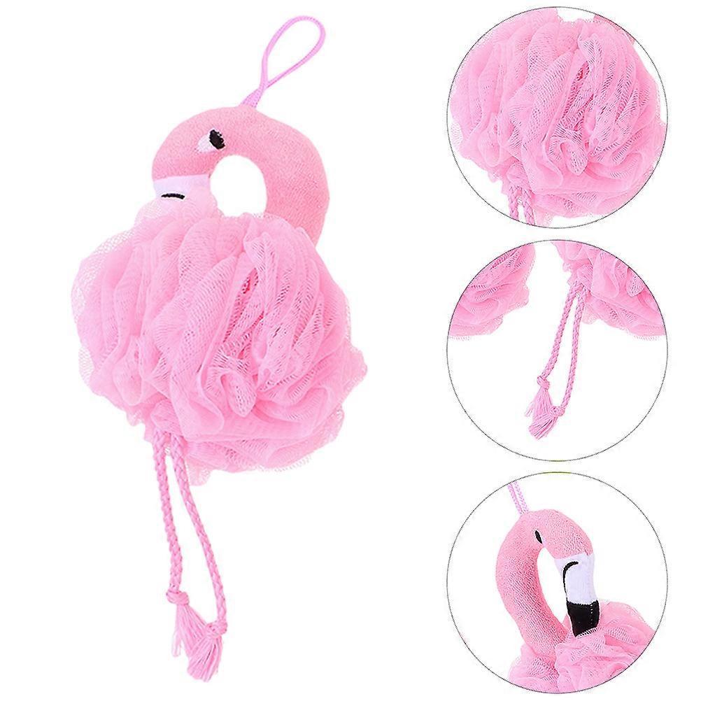 8 Pcs Flamingo Shower Accessories Body Exfoliator For Adults And Children Easy Cleaning Tool